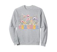 Teacher Appreciation Day T-Shirt avec Fleurs Florales #25L5D Sweatshirt