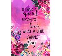 Teacher Appreciation Gift: It Takes A Special Person An Autism Awareness Gift Notebook/Journal, Teacher Appreciation For Special Education Team Member!