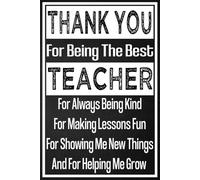 Teacher Appreciation Journal: A Lined Notebook with Inspirational Quotes for the Best Teacher Ever: 120 Pages, 6x9 Chalkboard Style Gift for Back to School, Year End, or Retirement