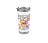 Teacher Appreciation W ack to School Educator Life Gobelet isotherme en acier inoxydable double paroi