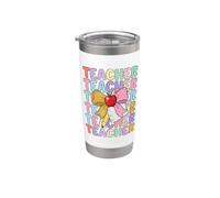 Teacher Appreciation W ack to School Educator Life Gobelet isotherme en acier inoxydable double paroi