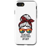 Teacher Assistant Off Duty Chignon Plage Coucher de Soleil drôle TA Coque pour iPhone SE (2020) / 7/8