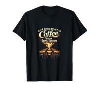 Teacher Cafeine Life Coffee Goes a Long Leçon T-Shirt
