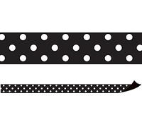 Teacher Created Resources Bandes magnétiques noires à pois (77142)