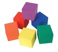 Teacher Created Resources Cubes de couleur en mousse (20615), multicolore