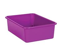 Teacher Created Resources Grand bac de rangement en plastique violet