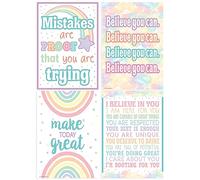 Teacher Created Resources Lot de 4 affiches pastel Pop Positive