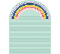 Teacher Created Resources Oh Happy Day Tableau à 7 pochettes arc-en-ciel (71,1 x 91,4 cm)