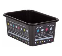 Teacher Created Resources Petit bac de rangement en plastique Motif tableau noir