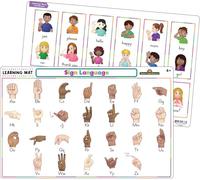 Teacher Created Resources Tapis d'apprentissage de la langue des signes (TCR21029)