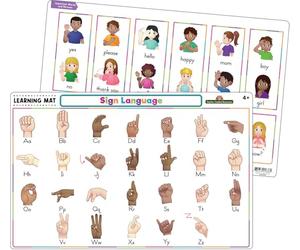 Teacher Created Resources Tapis d'apprentissage de la langue des signes (TCR21029)