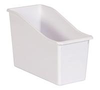 Teacher Created Resources White Plastic Book Bin