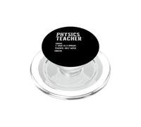 Teacher Definition Shirt Physics First Day of School PopSockets PopGrip pour MagSafe