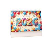 Teacher Desk Calendar - Petit calendrier avec strass à peindre - Planning mensuel 2026 - Pour l'intérieur, la maison, le bureau, l'école, la décoration, les enseignants, les femmes, le bureau - Cadeau