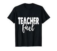 Teacher Fuel School Coffee Teaching Educator T-Shirt Graphique avec Valeur
