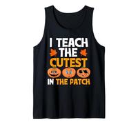Teacher Halloween I Teach The Cutest Pumpkins in The Patch Débardeur