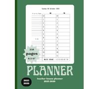 teacher lesson planner 2025-2026: Organize Your Classroom with a Full Academic on Year of Daily and Weekly and Monthly Planning - Perfect for Teachers.