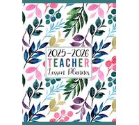Teacher Lesson Planner 2025-2026: Weekly and Monthly Class Organizer with Calendar | Grade and Record book August 2025-July 2026 Academic Year (Pretty Watercolor Branches Floral Cover)