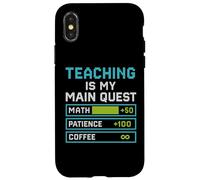 Teacher Level Up My Subject is an Adventure Gamer Coque pour iPhone X/XS