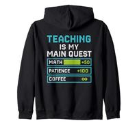 Teacher Level Up My Subject is an Adventure Gamer Sweat à Capuche