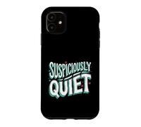 Teacher Librarian Suspiciously Quiet Bookworm Coque pour iPhone 11