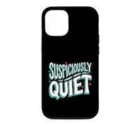 Teacher Librarian Suspiciously Quiet Bookworm Coque pour iPhone 12/12 Pro