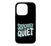Teacher Librarian Suspiciously Quiet Bookworm Coque pour iPhone 14 Pro