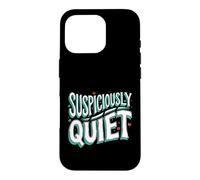 Teacher Librarian Suspiciously Quiet Bookworm Coque pour iPhone 16 Pro