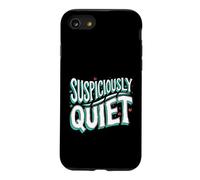 Teacher Librarian Suspiciously Quiet Bookworm Coque pour iPhone SE (2020) / 7/8