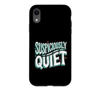 Teacher Librarian Suspiciously Quiet Bookworm Coque pour iPhone XR