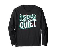 Teacher Librarian Suspiciously Quiet Bookworm Manche Longue
