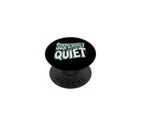 Teacher Librarian Suspiciously Quiet Bookworm PopSockets PopGrip Adhésif