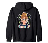 Teacher Life Éducateur en Classe Sweat à Capuche