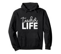 Teacher Life Vintage Maternelle Anglais Enseignant Sweat à Capuche