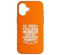 Teacher Like Candle Inspire la Citation d'appréciation des étudiants Coque pour iPhone 16