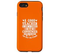 Teacher Like Candle Inspire la Citation d'appréciation des étudiants Coque pour iPhone SE (2020) / 7/8