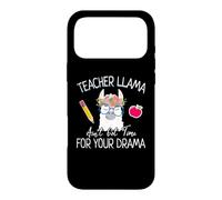 Teacher Llama Ain't Got Time for The Drama Teachers Coque pour iPhone 17 Pro Max