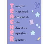Teacher Notebook: Cuaderno para Profesores en Inglés - A4 8.5 x 11 -100 Hojas Cuadriculadas - Tapa Blanda: Cuaderno ideal como detalle para ... bilingües. Divertido material escolar