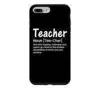 Teacher Noun Definition Funny Teach School Teachers Coque pour iPhone 7 Plus/8 Plus