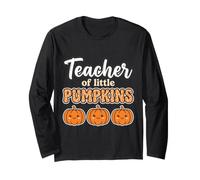 Teacher of Little Pumpkins Fall Back to School Manche Longue
