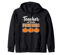 Teacher of Little Pumpkins Fall Back to School Sweat à Capuche