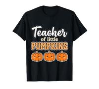 Teacher of Little Pumpkins Fall Back to School T-Shirt