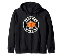 Teacher of Little Pumpkins Retro Fall Teacher Sweat à Capuche