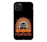 Teacher of Little Pumpkins Retro Rainbow Fall Coque pour iPhone 11 Pro Max