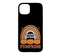 Teacher of Little Pumpkins Retro Rainbow Fall Coque pour iPhone 15 Plus