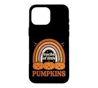 Teacher of Little Pumpkins Retro Rainbow Fall Coque pour iPhone 16 Pro Max