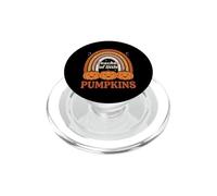 Teacher of Little Pumpkins Retro Rainbow Fall PopSockets PopGrip pour MagSafe