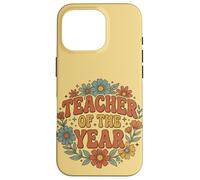 Teacher of The Year Floral Teacher Appreciation Coque pour iPhone 16 Pro