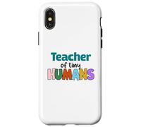 Teacher of Tiny Humans Cute Funny Educator Tees, Bags, Decor Coque pour iPhone X/XS