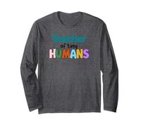Teacher of Tiny Humans Cute Funny Educator Tees, Bags, Decor Manche Longue